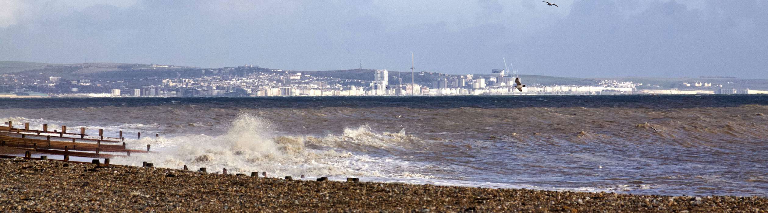 CCH Image showing the beach at Worthing