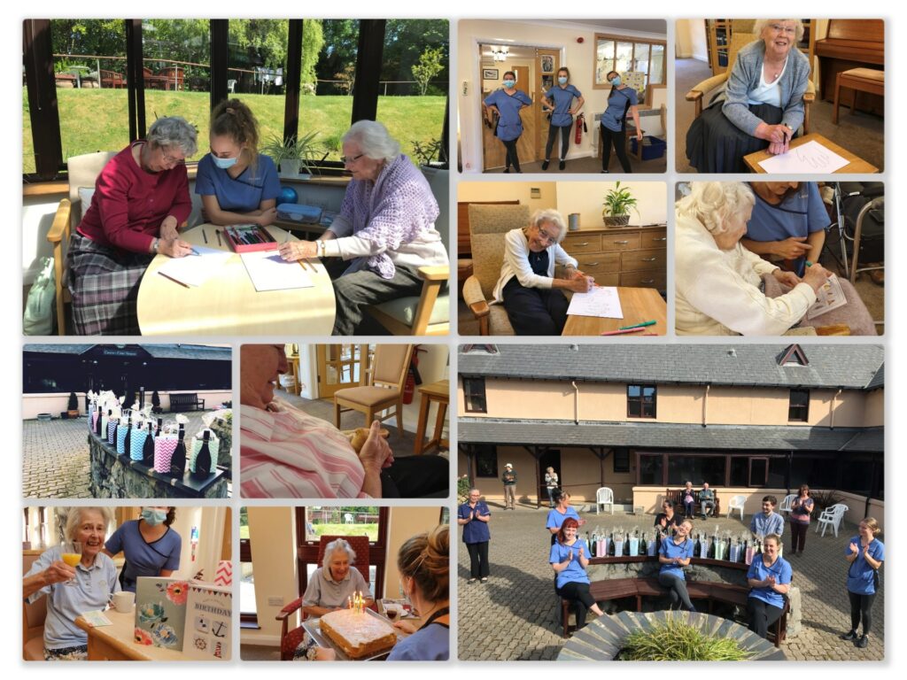 CCH Images showing a collage of pictures from Newton Court