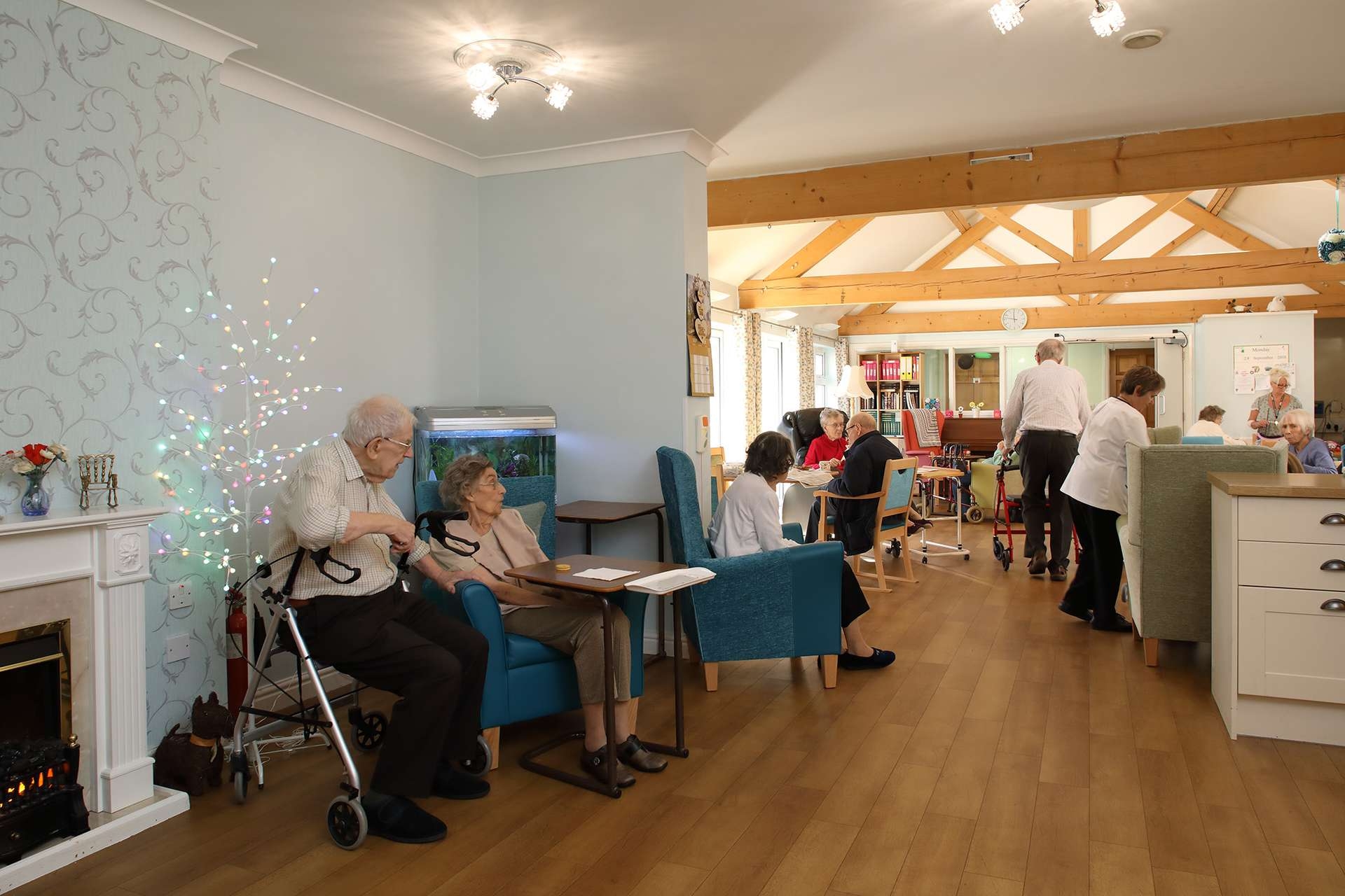 CCH Gallery Image displaying a wide shot of the communal area populated by residents