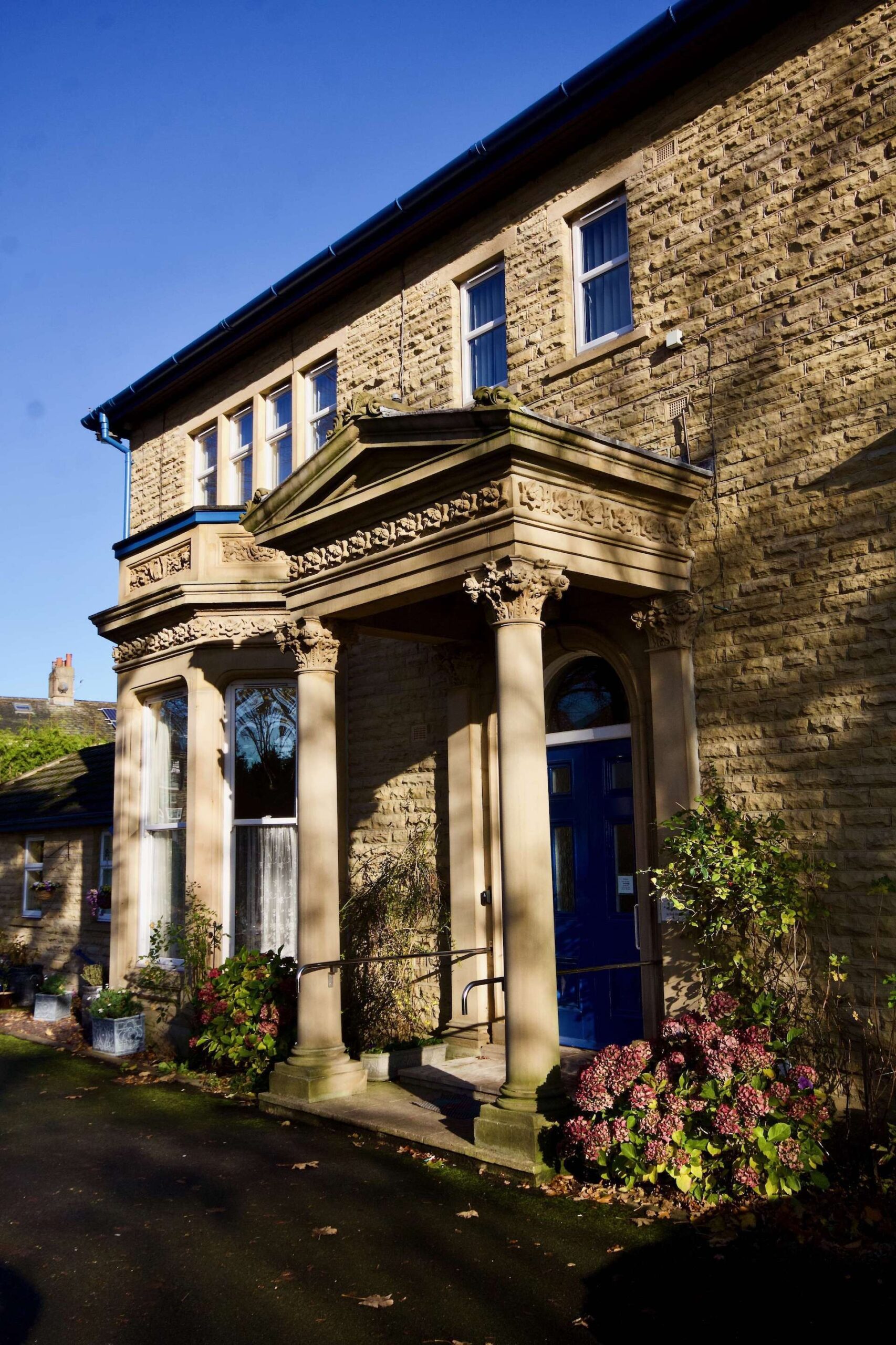 CCH Image displaying the front entrance at West Royd House